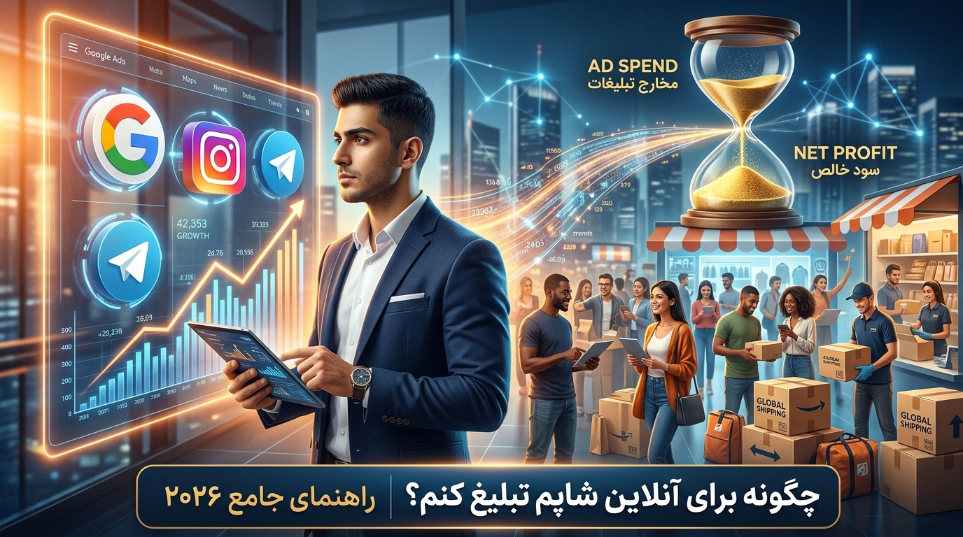 چگونه برای آنلاین شاپم تبلیغ کنم