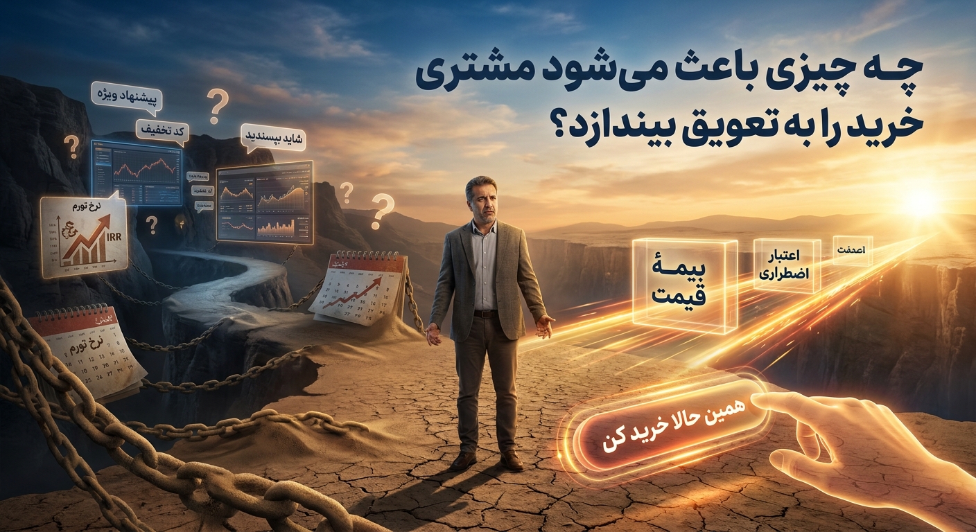 چه چیزی باعث می‌شود مشتری خرید را به تعویق بیندازد؟