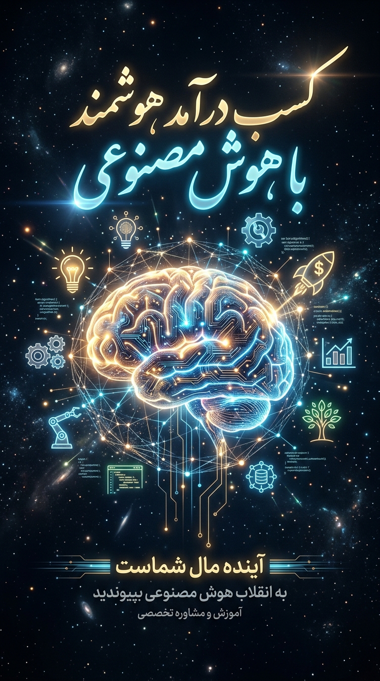 کسب درآمد با هوش مصنوعی از ایده تا درآمد پایدار