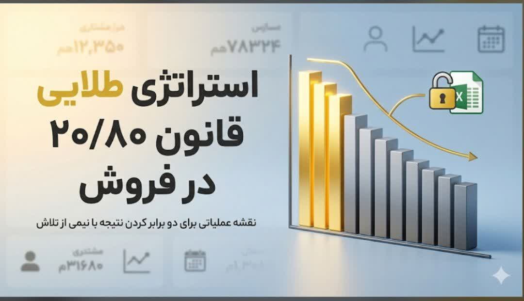 استراتژی طلایی قانون ۸۰/۲۰ در فروش