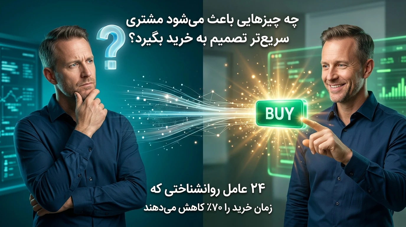 چه چیزهایی باعث می‌شود مشتری سریع‌تر تصمیم به خرید بگیرد؟