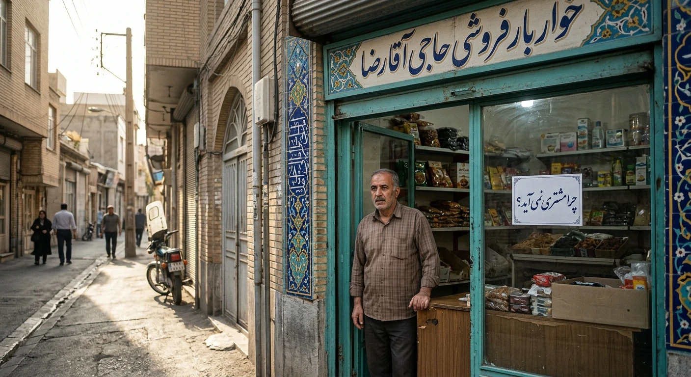 مغازه زدم مشتری ندارم