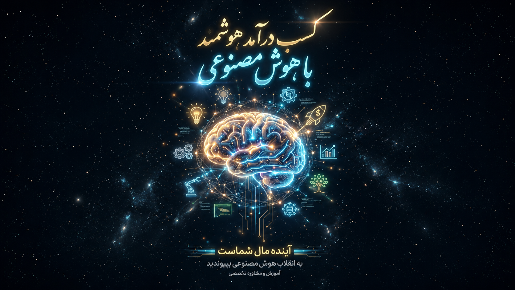 کسب درآمد با هوش مصنوعی از ایده تا درآمد پایدار