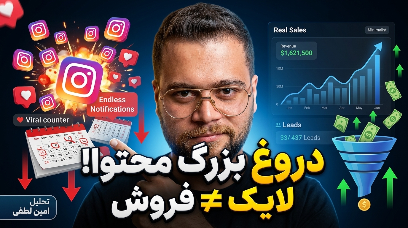 تحلیل امین لطفی چرا تولید محتوای بیشتر همیشه فروش بیشتر نمی‌آورد؟