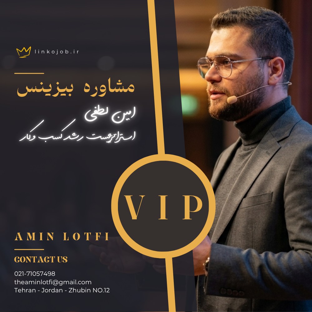 مشاوره VIP کسب‌وکار با امین لطفی